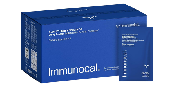 Immunocal glutathione precursor box and packet